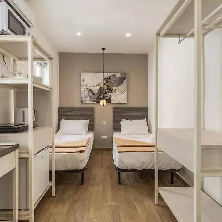 Πανσιόν 44 With Twin Beds & Kitchenette At The New Olo Living 3*